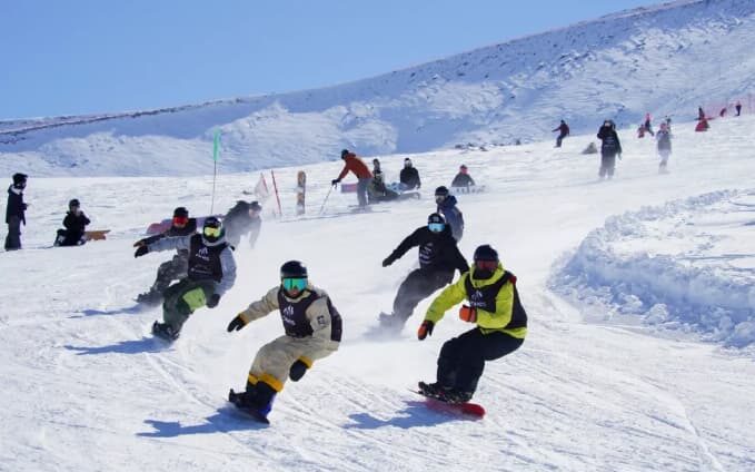 Skiing in Xinjiang