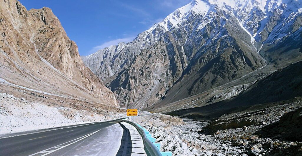 China-Pakistan Friendship Highway in Xinjiang