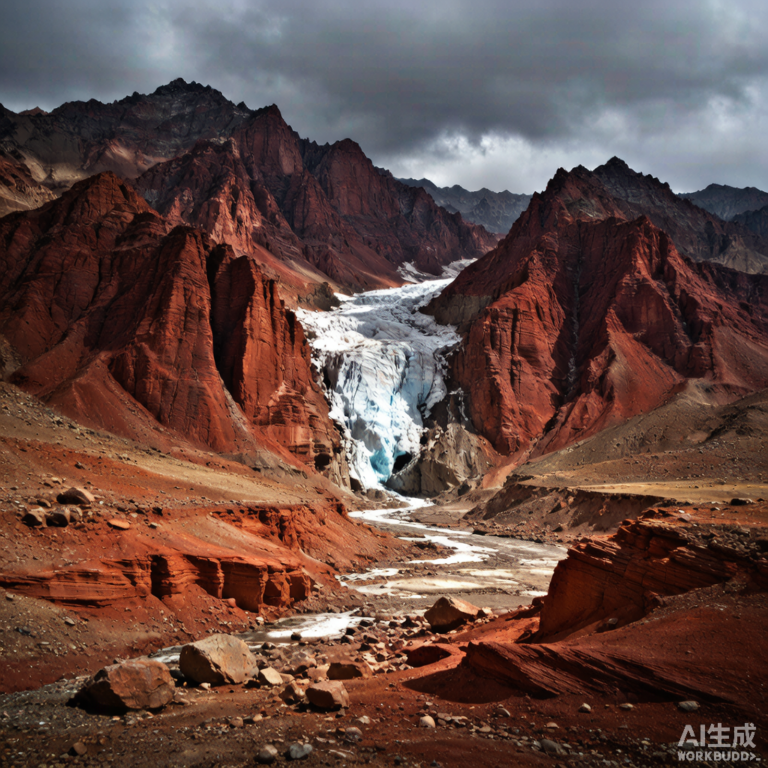 Oytagh: The Red Mountain and Glacier Park Near Kashgar