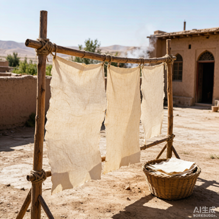 Mulberry Paper: The Forgotten Craft of Turpan’s Oasis