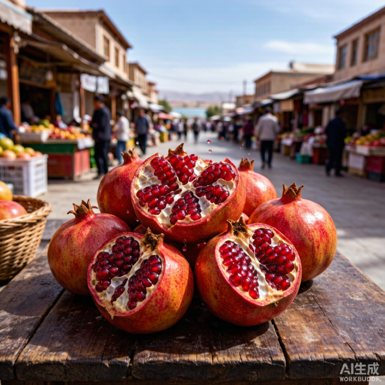 Xinjiang Pomegranates: The Jewel Fruit of the Southern Oasis Towns