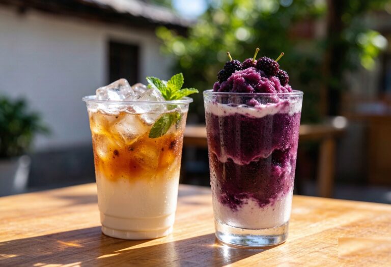 Xinjiang Summer Drinks: Mulberry Sherbet, Frappé and Iced Tea