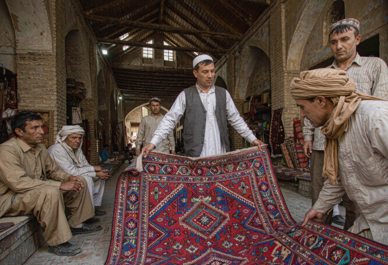 Haggling for Carpets in a Xinjiang Bazaar: A Visitor’s Plain Guide